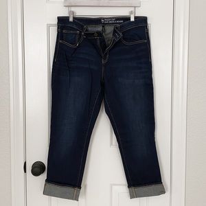 NWOT Gap Straight Cuff Coupe Droite À Revers Jeans